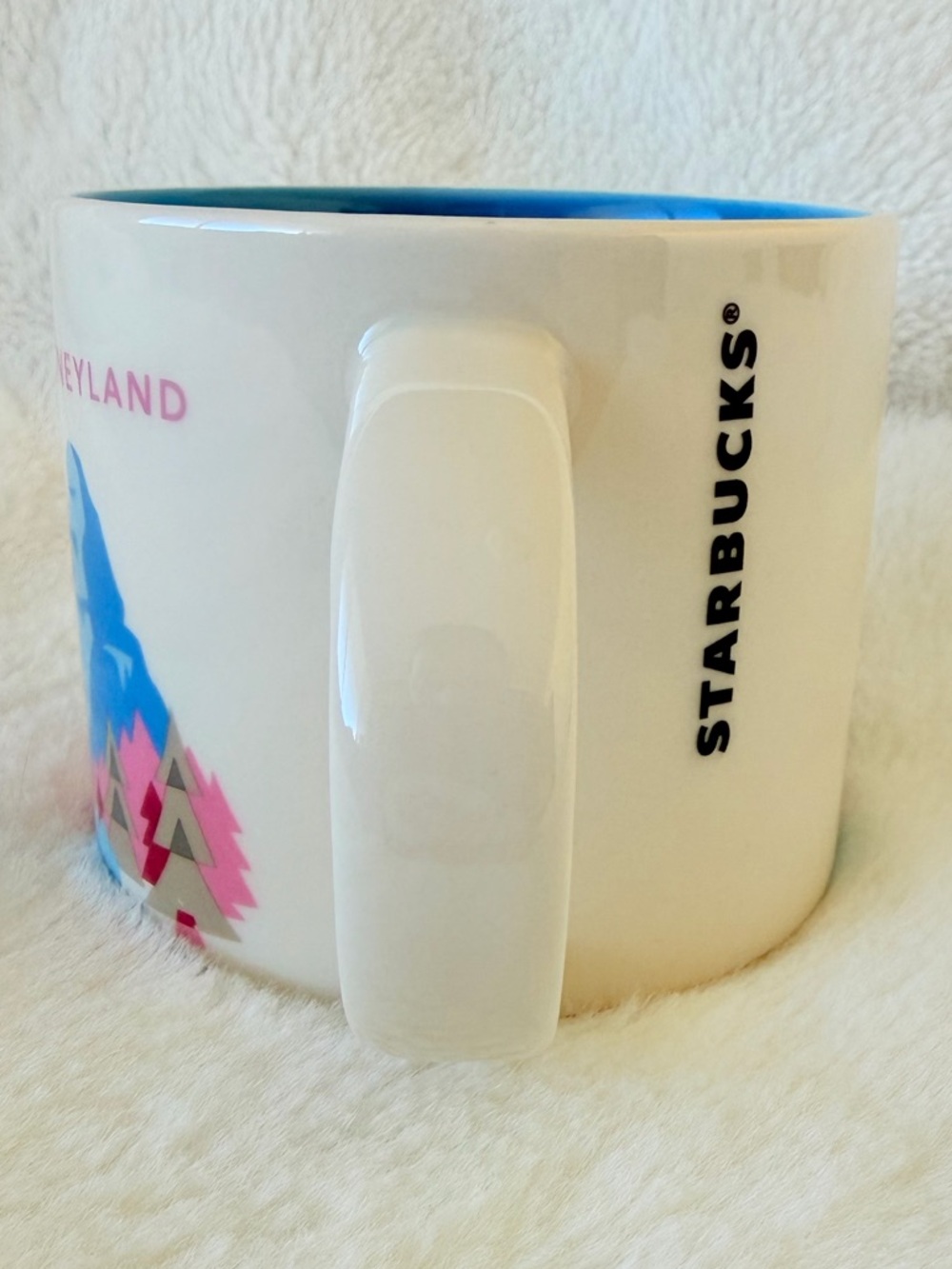 Starbucks 'You Are Here' Disneyland Mug - Fantasyland - Castle Train Matterhorn - Picture 2 of 8